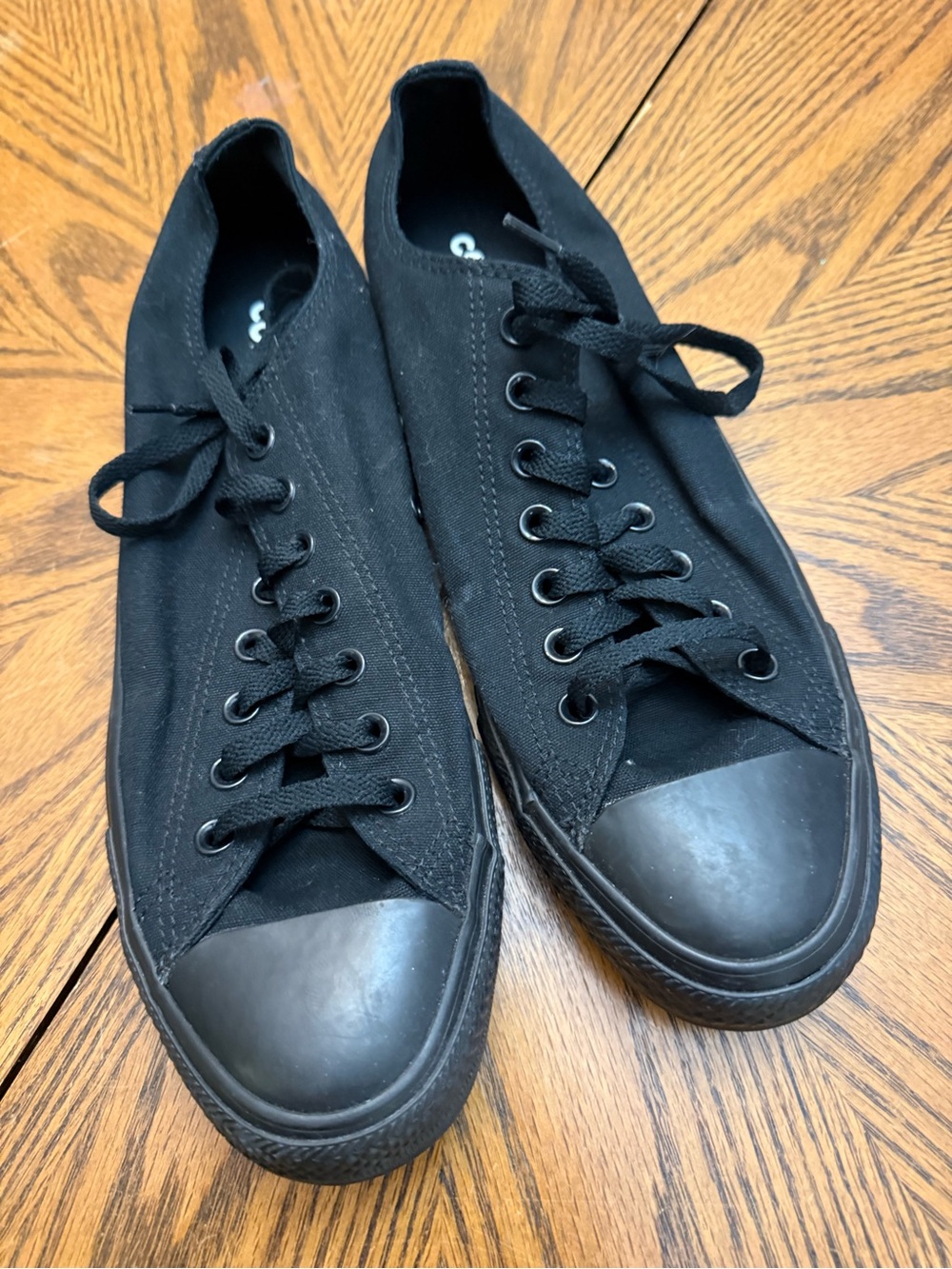 Converse Black Low-Top Canvas Sneakers - Picture 7 of 7